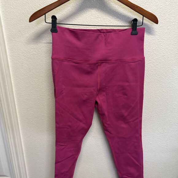 Athleta Hot Pink Aurora Seamless Ribbed High Rise Tight Leggings Large - Picture 6 of 15